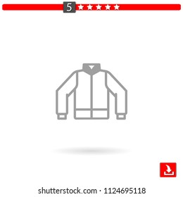 jacket vector icon