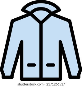 Dibujo de Jacket Vector en un fondo transparente.Símbolos de calidad premium.Icono vectorial de trazo para el concepto y diseño gráfico.