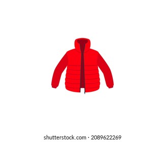 Jacket vector isolated icon. Emoji illustration. Jacket vector emoticon