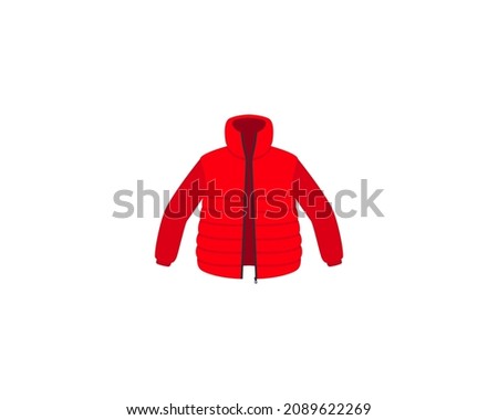 Jacket vector isolated icon. Emoji illustration. Jacket vector emoticon