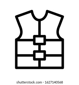 jacket vector thin line icon 