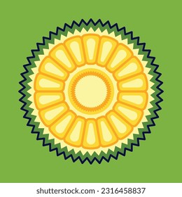 Ilustración del icono del vector de dibujos animados de frutos de cáscara. Vector Premium Aislado Con Icono De Fruta Alimentaria. Estilo de caricatura plano adecuado para la página de aterrizaje web, pancarta, adhesivo, fondo