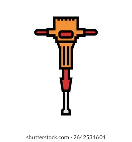 Jackhammer for Breaking Concrete Surfaces