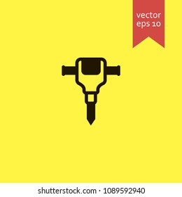 jackhammer. jackhammer icon. sign design. Vector EPS 10.