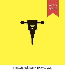 jackhammer. jackhammer icon. sign design. Vector EPS 10.