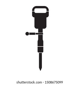 Jackhammer icon. Simple illustration of jackhammer vector icon for web esp 10