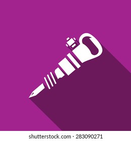 Jackhammer icon. Vector Illustration.