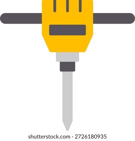 Icono de martillo neumático para su proyecto