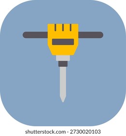 Icono de martillo neumático para su proyecto