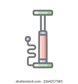 Jackhammer, power tool fully editable vector fill icon

