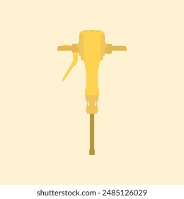 Vector Jackhammer. Herramienta eléctrica en el Vector de la construcción. Herramientas de construcción icono de Vector. Herramienta eléctrica.