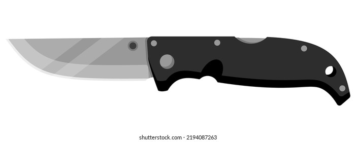 Jackknife. Cute jackknife isolated on white background. Vector illustration