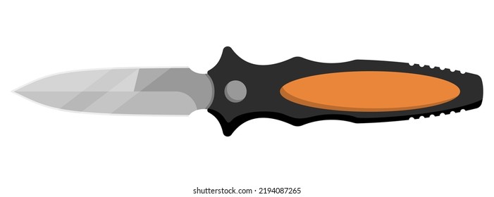 Jackknife. Cute jackknife isolated on white background. Vector illustration
