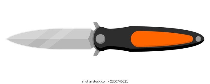 Jackmesser. Cute-Jackmesser einzeln auf weißem Hintergrund. Vektorgrafik