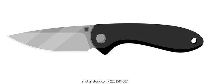 Jackknife. Cute jackknife isolated on white background. Vector illustration