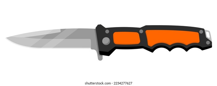 Jackknife. Cute jackknife isolated on white background. Vector illustration