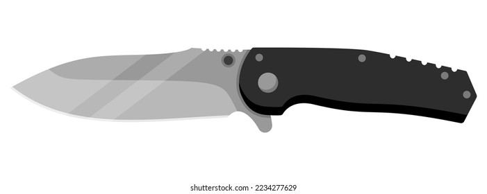 Jackknife. Cute jackknife isolated on white background. Vector illustration