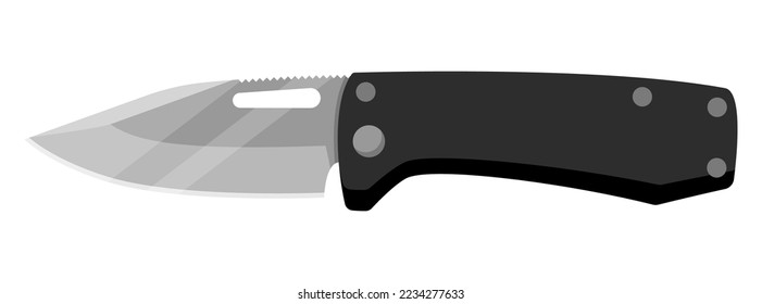 Jackknife. Cute jackknife isolated on white background. Vector illustration