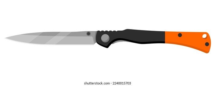 Jackknife. Cute jackknife isolated on white background. Vector illustration
