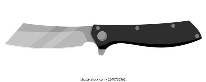 Jackknife. Cute jackknife isolated on white background. Vector illustration
