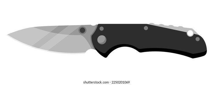 Jackknife. Cute jackknife isolated on white background. Vector illustration
