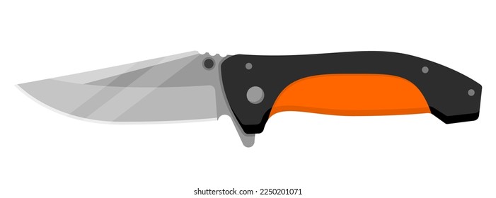 Jackmesser. Cute-Jackmesser einzeln auf weißem Hintergrund. Vektorgrafik
