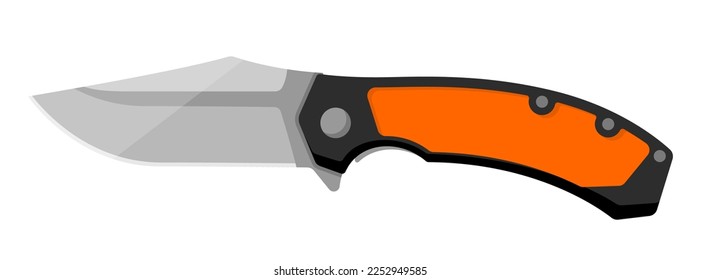 Jackmesser. Cute-Jackmesser einzeln auf weißem Hintergrund. Vektorgrafik
