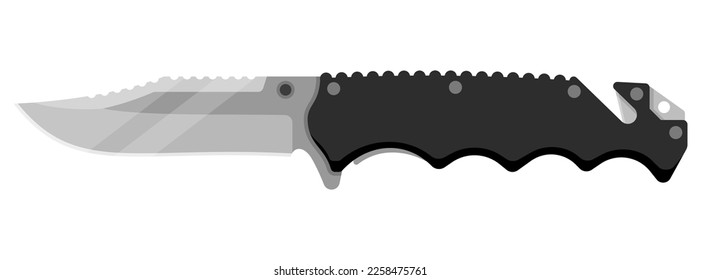 Jackknife. Cute jackknife isolated on white background. Vector illustration