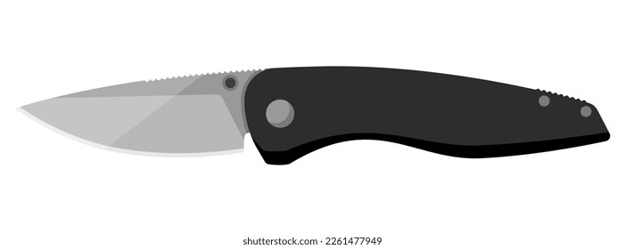 Jackmesser. Cute-Jackmesser einzeln auf weißem Hintergrund. Vektorgrafik