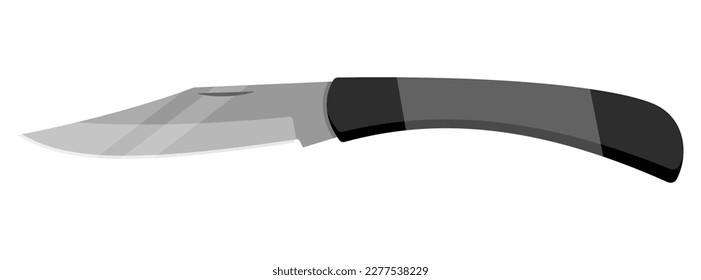 Jackknife. Cute jackknife isolated on white background. Vector illustration
