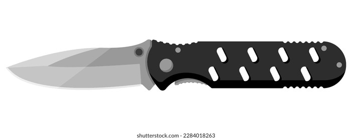 Jackknife. Cute jackknife isolated on white background. Vector illustration