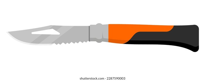 Jackknife. Cute jackknife isolated on white background. Vector illustration