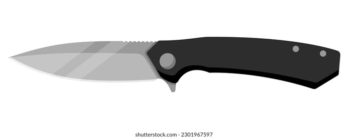 Jackknife. Cute jackknife isolated on white background. Vector illustration