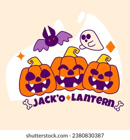 Jack'o Lantern for halloween illustration