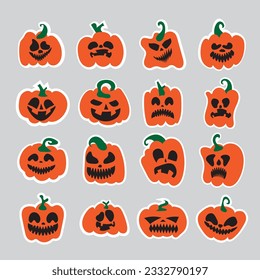 A Jack-o'-lantern is a carved pumpkin that is typically associated with Halloween. It is a decorative item that is often placed on doorsteps, windowsills, or used as part of Halloween displays.