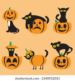 A Jack-o'-lantern is a carved pumpkin that is typically associated with Halloween. It is a decorative item that is often placed on doorsteps, windowsills, or used as part of Halloween displays.
