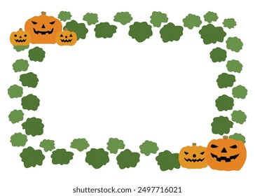 Jack-o-lantern Frame, Halloween Backgrounds graphics