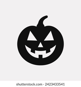 Jack-o-lantern icon - Simple Vector Illustration