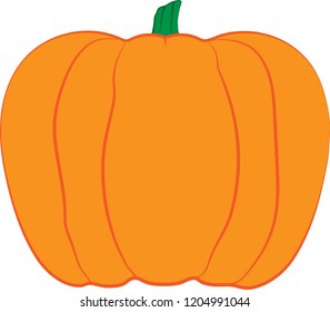 JACK-O-LANTERN Pumpkin design illustration with different stroke effects.