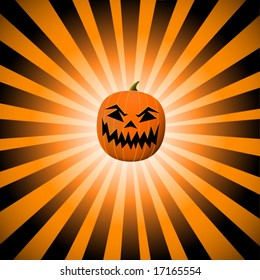 Jack-O-Lantern Star Burst