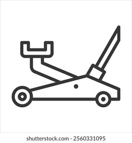 Jackpost Outline Icon Vector Illustration