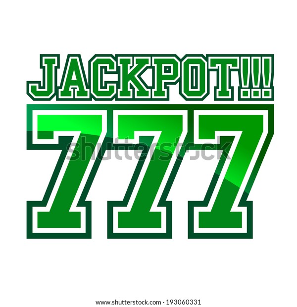 Jackpot 777 Sign Stock Vector (Royalty Free) 193060331 | Shutterstock