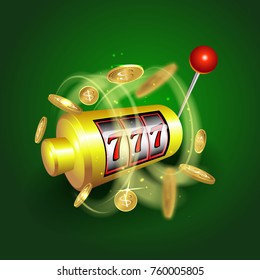 Jackpot 777 wins in the casino.