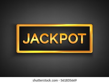 "Jackpot" background. Vector illustration.
