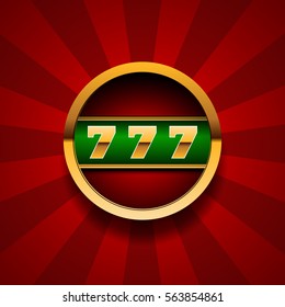 Jackpot banner  for winners eps 10 vector.