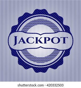 Jackpot with denim texture