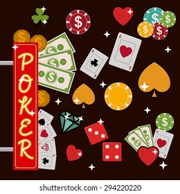 Jackpot digital design, vector illustration eps 10