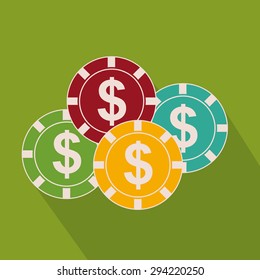 Jackpot digital design, vector illustration eps 10