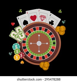 Jackpot digital design, vector illustration eps 10