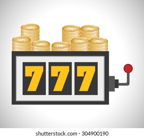 Jackpot digital design, vector illustration 10 eps graphic